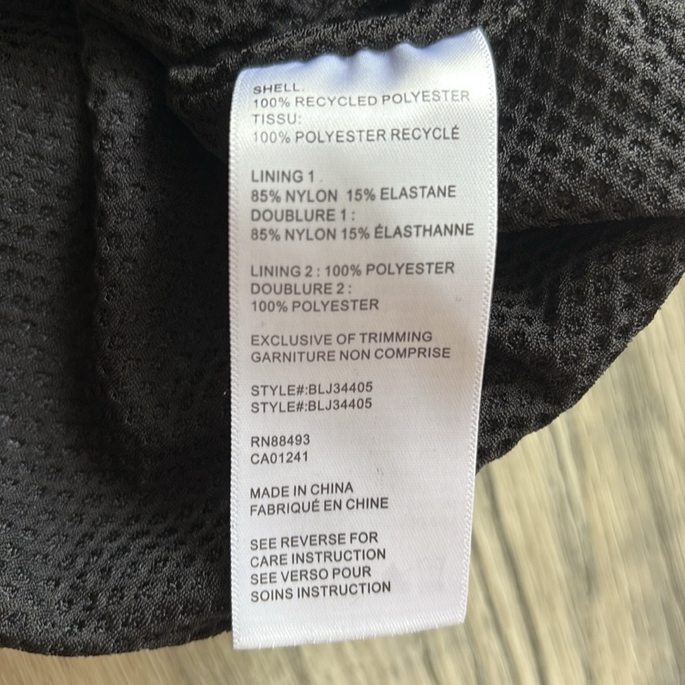 Blanc Noir Tempest Wind Bomber Navy Camo Women's Jacket Size Small NWT - Picture 6 of 8